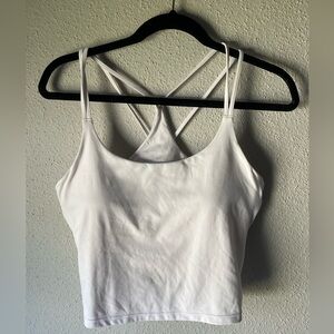 Fabletics White Crisscross-Strap Camisole